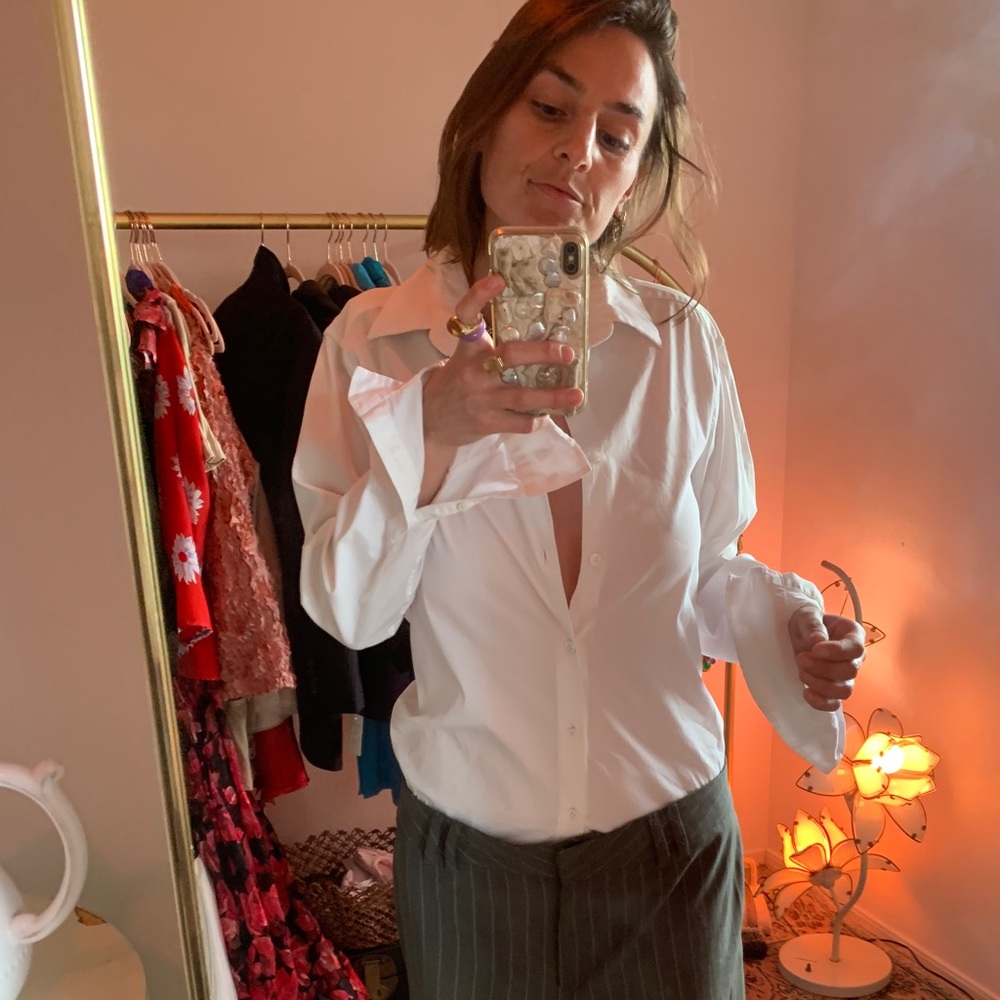 White Theory Button Up - image 1